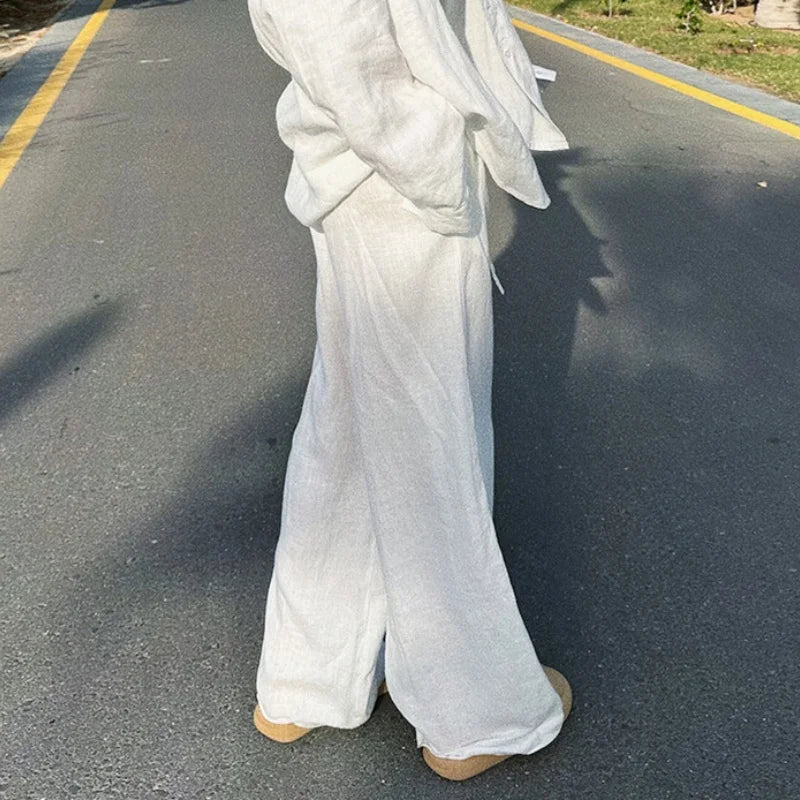 Baggy High Waist Women's Pants