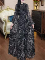 Fashionable and Stylish French High-End Elegant Maxi