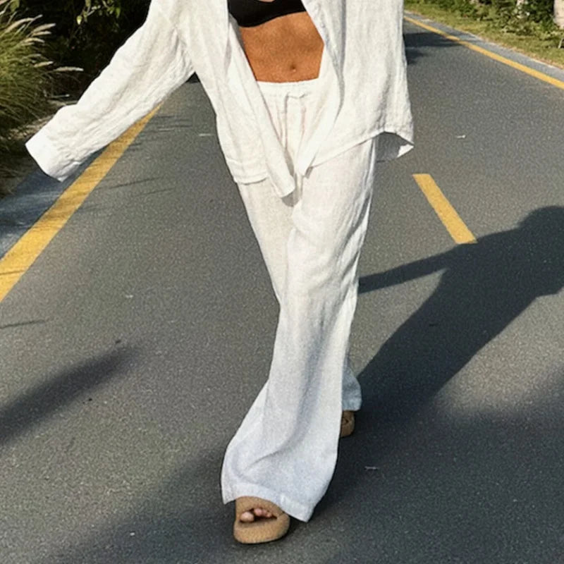 Baggy High Waist Women's Pants