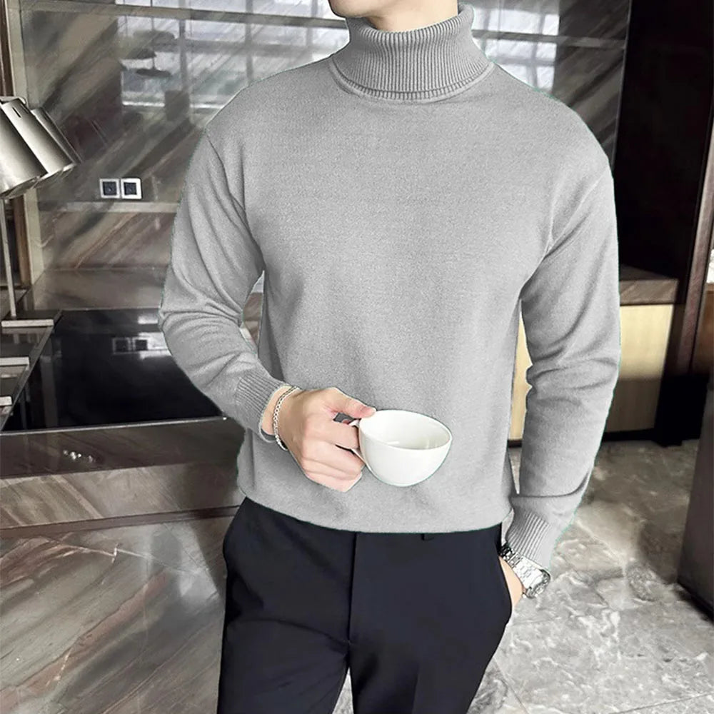 Autumn Winter Sweaters - Korean Fleece Turtleneck