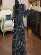 Fashionable and Stylish French High-End Elegant Maxi