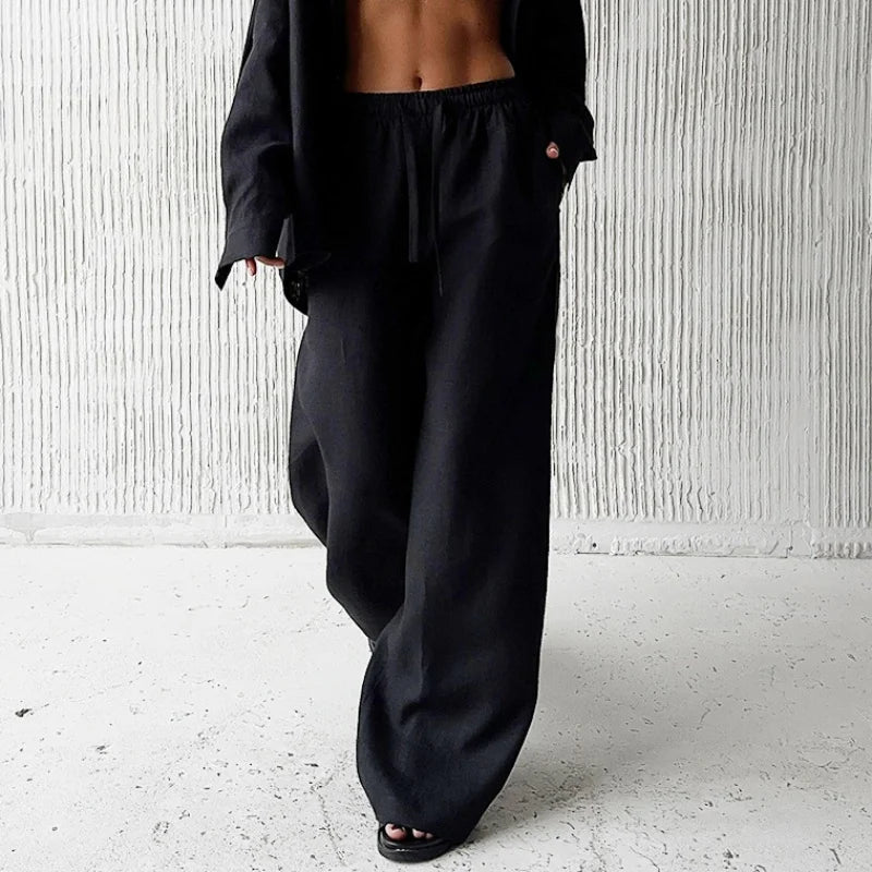 Baggy High Waist Women's Pants